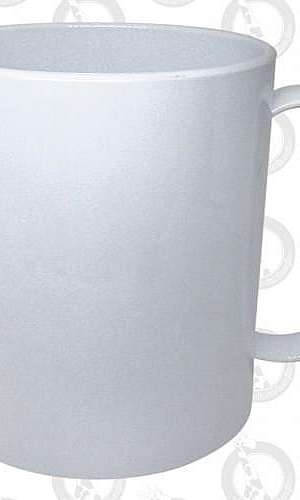 Caneca branca de plástico para sublimação Caneca branca de plástico para sublimação